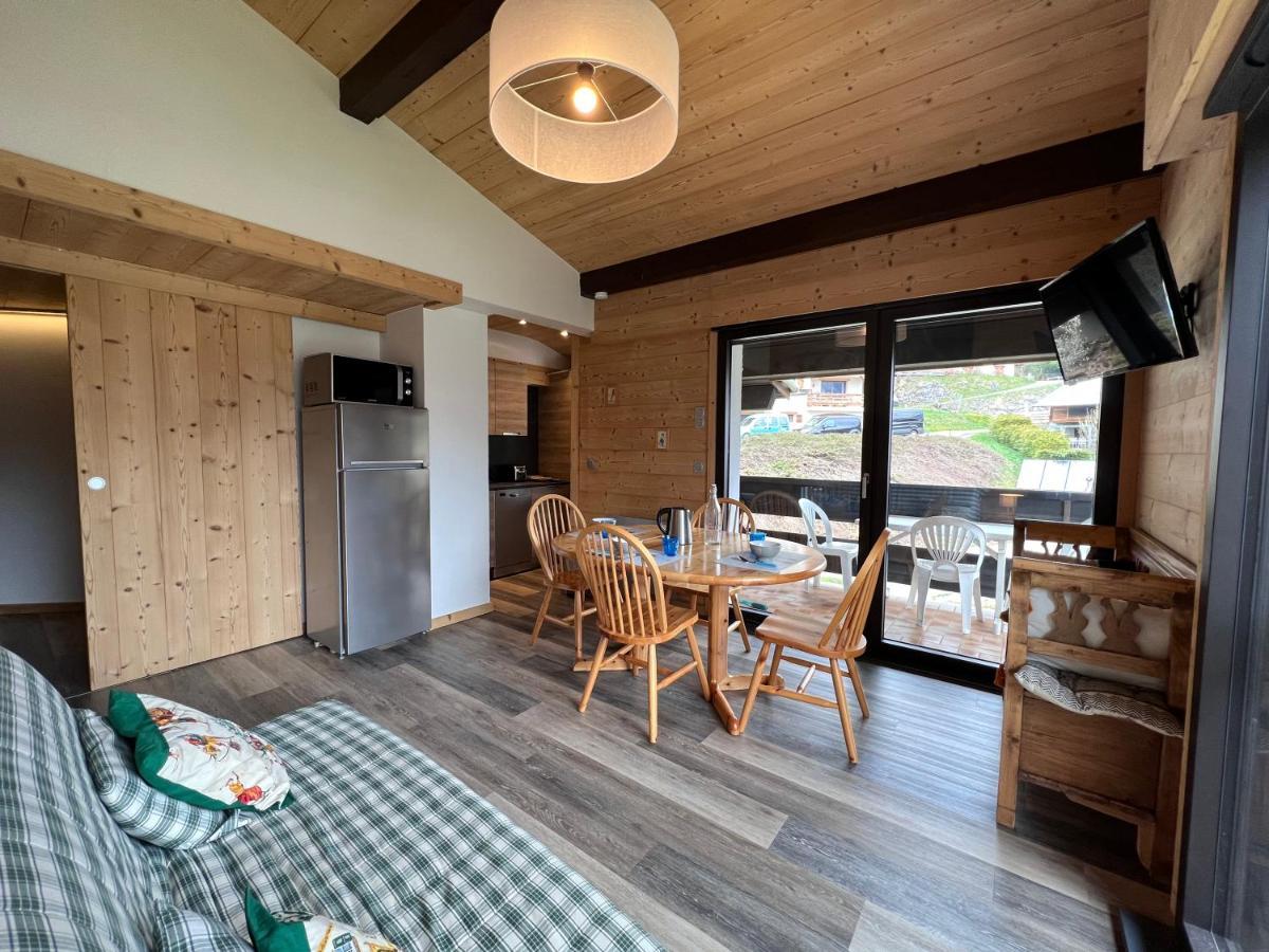 Sapaudia G - Appartement Skis Aux Pieds, Belle Vue La Clusaz Dış mekan fotoğraf
